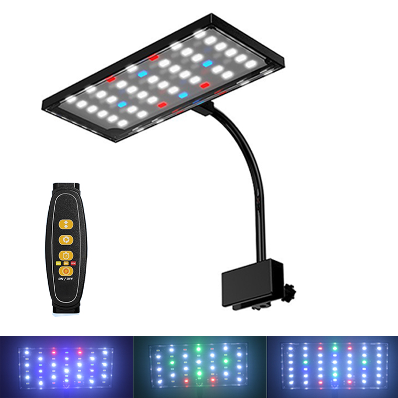 Aquarium Plant Growth Light - ไฟ LED สำหรับตู้ปลาแบบ USB แสงเต็มสเปกตรัม สำหรับปลูกพืชน้ำ