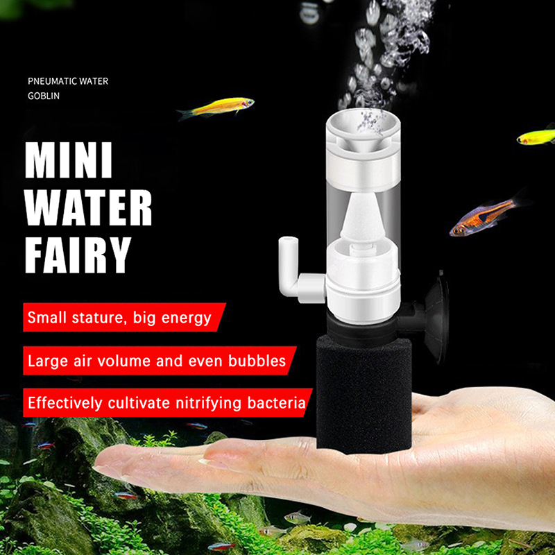 Aquarium Planted Filter - ฟิลเตอร์ฟองน้ำสำหรับตู้ปลาแบบใช้ลม พร้อมระบบทำงานเงียบพิเศษและประสิทธิภาพสูง เหมาะสำหรับตู้ปลาขนาดเล็ก เช่น ปลากัด ปลากะพง