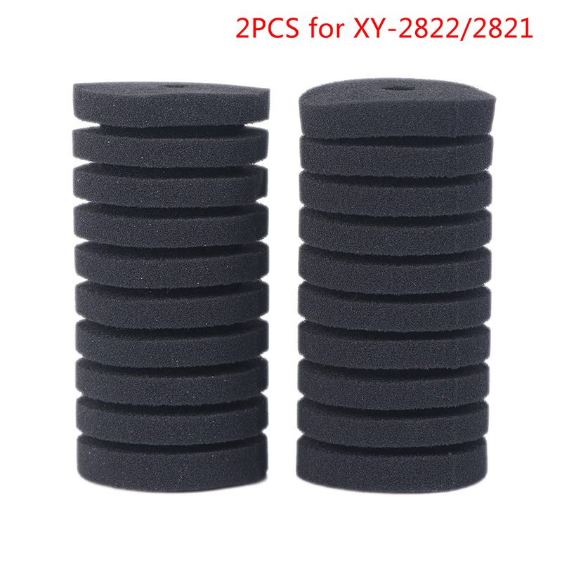 Aquarium Planted Filter - ฟองน้ำกรองน้ำสำหรับตู้ปลา 2 ชิ้น สำหรับกรอง XY-2822/2821 และปั๊มลมตู้ปลา