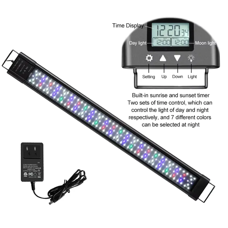 Planted Aquarium Hours - ไฟปลูกต้นไม้ LED IP68 ขนาด 11.8 นิ้ว