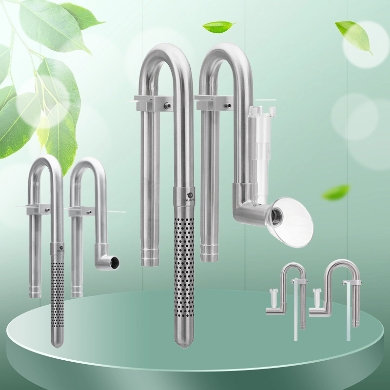 Aquarium Planted Filter - AQUAPRO มินิสแตนเลสไหลเข้า Outflow Skimmer ท่อ Aquarium