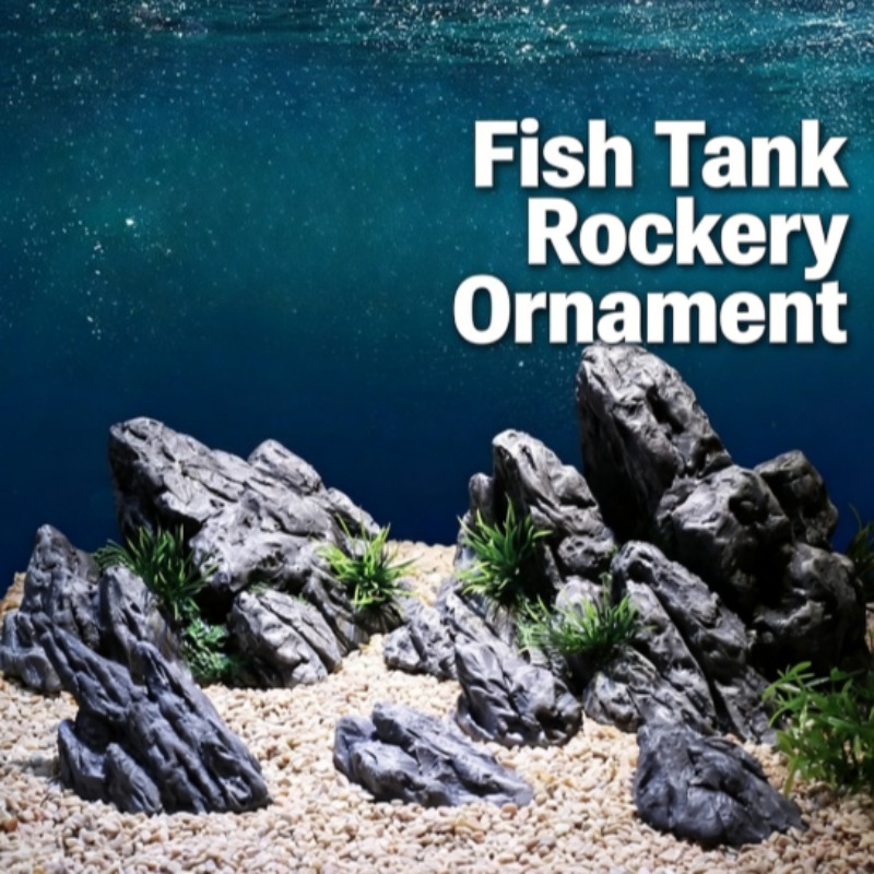 Aquarium Planted Set Up - ของตกแต่งตู้ปลา หินจำลอง ภูเขาจำลอง ตกแต่งตู้ปลาขนาดเล็ก อุปกรณ์ตกแต่งตู้ปลา จัดสวนใต้น้ำ