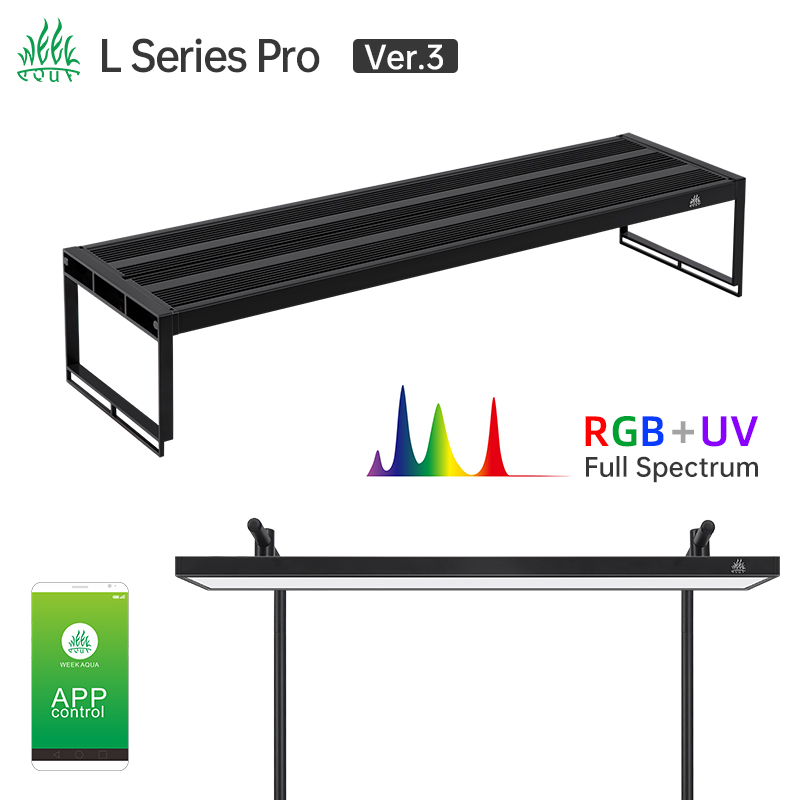 Aquarium Plant Light - สัปดาห์ AQUA L Series APP ควบคุม