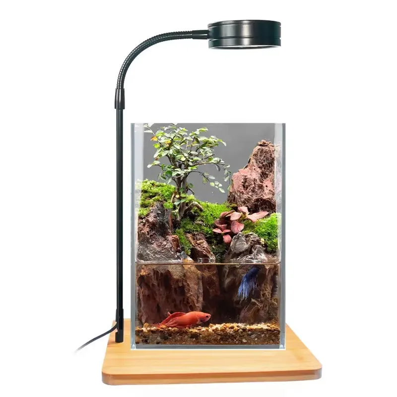 Planted Aquarium Hours - โคมไฟตู้ปลาตั้งโต๊ะ ปรับเวลาได้ ไฟ LED สำหรับตู้ปลา ตกแต่งตู้ปลา