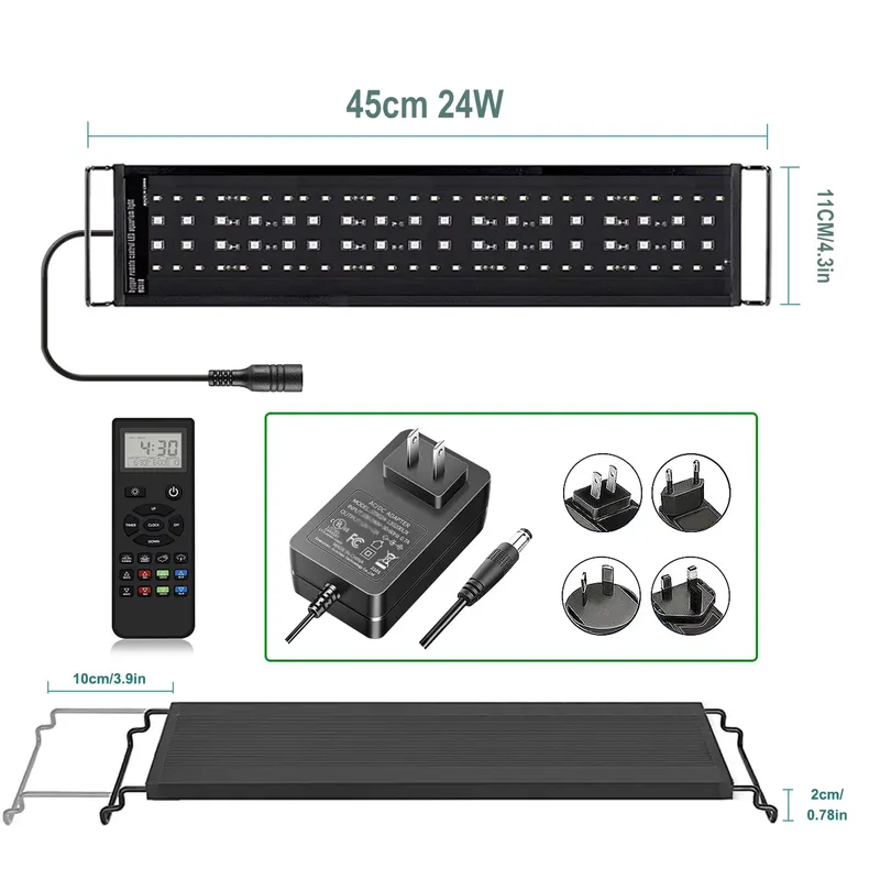 Planted Aquarium Hours - ไฟ LED สำหรับตู้ปลา SIROKA ขนาด 45