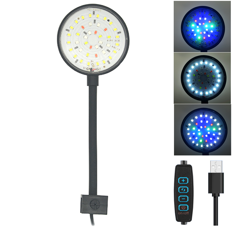 USB Aquarium LED โคมไฟถังปลาตก - Aquarium Plant Light บทวิจารณ์และราคา