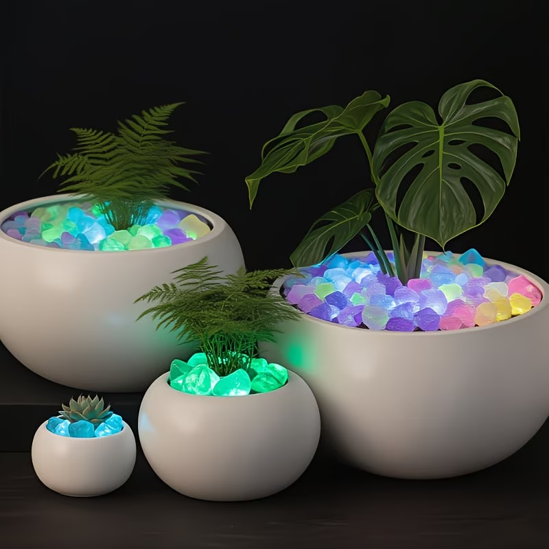 ชุดหินเรืองแสง 300 ชิ้น, ขนาด  - Aquarium Planting บทวิจารณ์และราคา