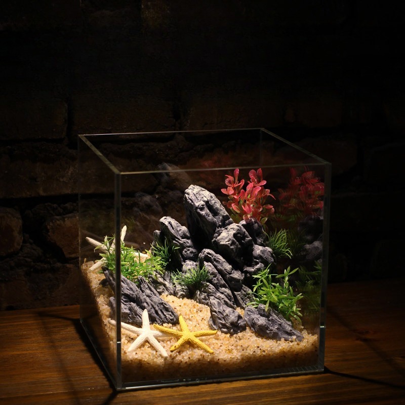 ของตกแต่งตู้ปลา หินจำลอง ภูเขา - Aquarium Planted Set Up บทวิจารณ์และราคา