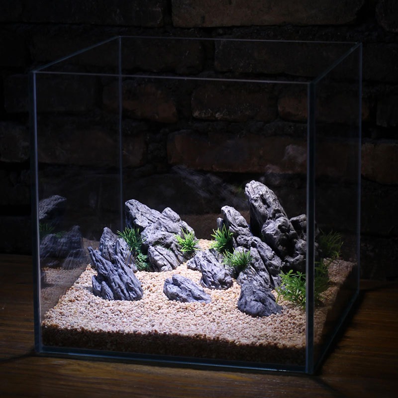 ของตกแต่งตู้ปลา หินจำลอง ภูเขา - Aquarium Planted Set Up บทวิจารณ์และราคา