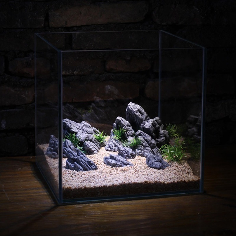 ของตกแต่งตู้ปลา หินจำลอง ภูเขา - Aquarium Planted Set Up บทวิจารณ์และราคา