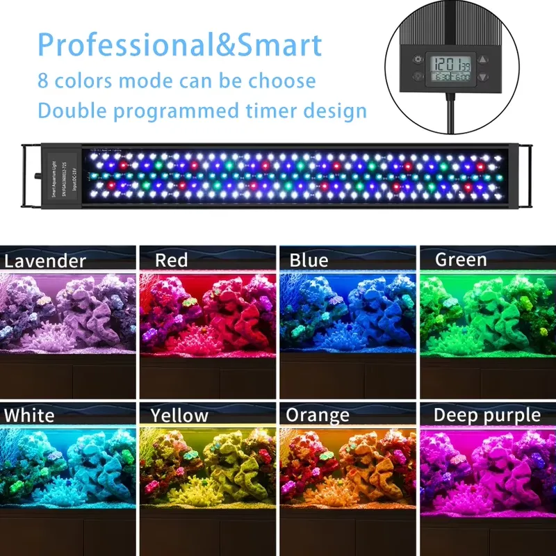 ไฟปลูกต้นไม้ในตู้ปลาขนาด 75 ซม - Planted Aquarium Hours บทวิจารณ์และราคา