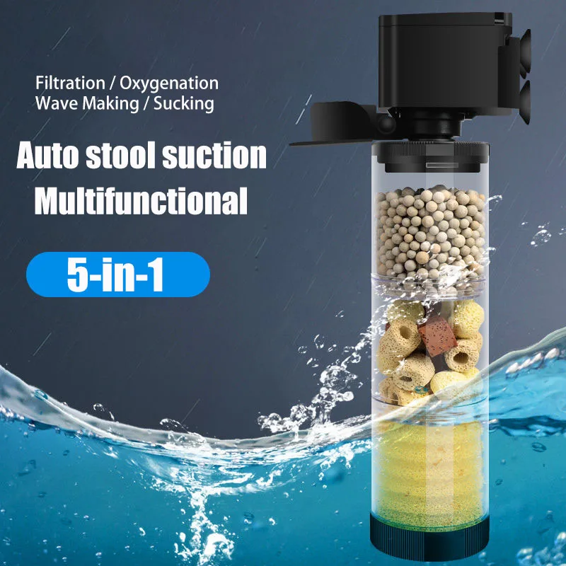 220V 50Hz Silent Filter สําหรั - Aquarium Planted Filter บทวิจารณ์และราคา