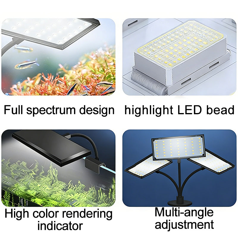 ไฟ LED สเปกตรัมเต็มสำหรับตู้ปล - Aquarium Plant Growth Light บทวิจารณ์และราคา
