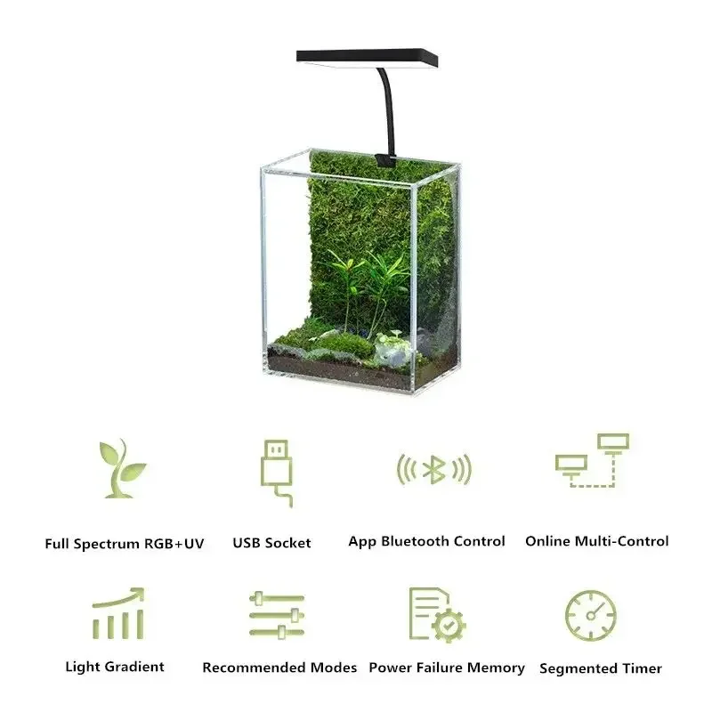 WEEK AQUA Mag Pro USB ไฟนาโนสำ - Aquarium Plant Growth Light บทวิจารณ์และราคา