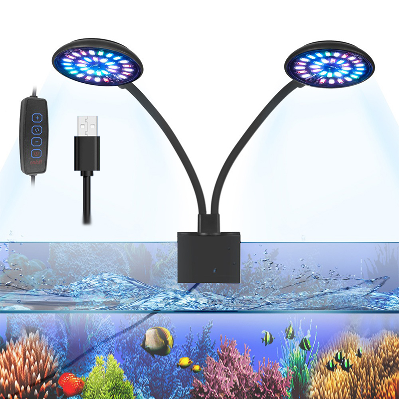 USB พิพิธภัณฑ์สัตว์น้ํา ไฟ LED - Aquarium Plant Light บทวิจารณ์และราคา