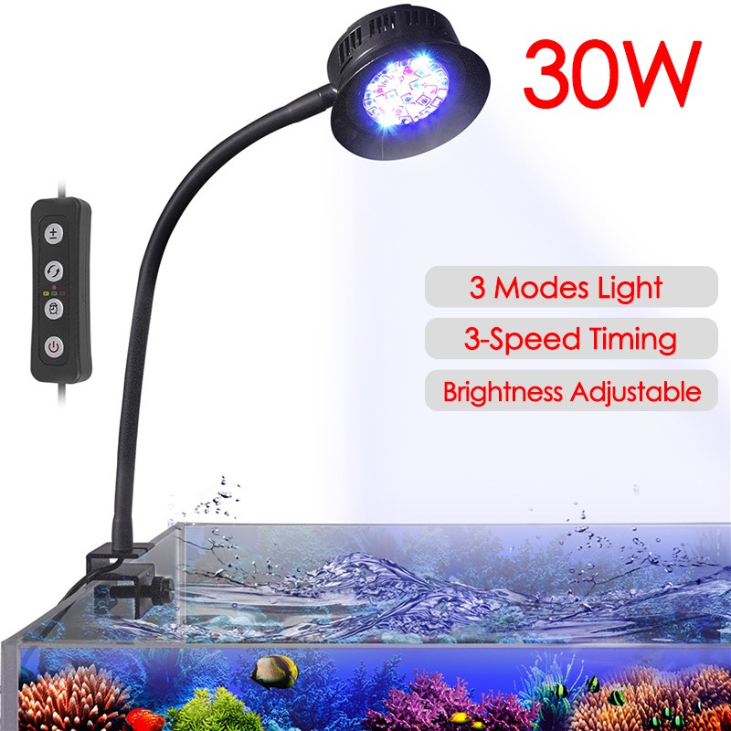 30W Aquarium Fish TANK น้ําทะเ - Aquarium Plant Light บทวิจารณ์และราคา
