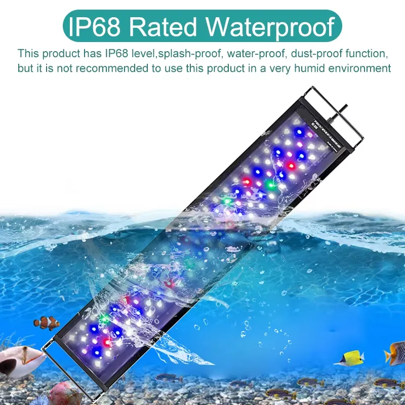 ไฟ LED สเปกตรัมเต็มรูปแบบขนาด  - Planted Aquarium Hours บทวิจารณ์และราคา