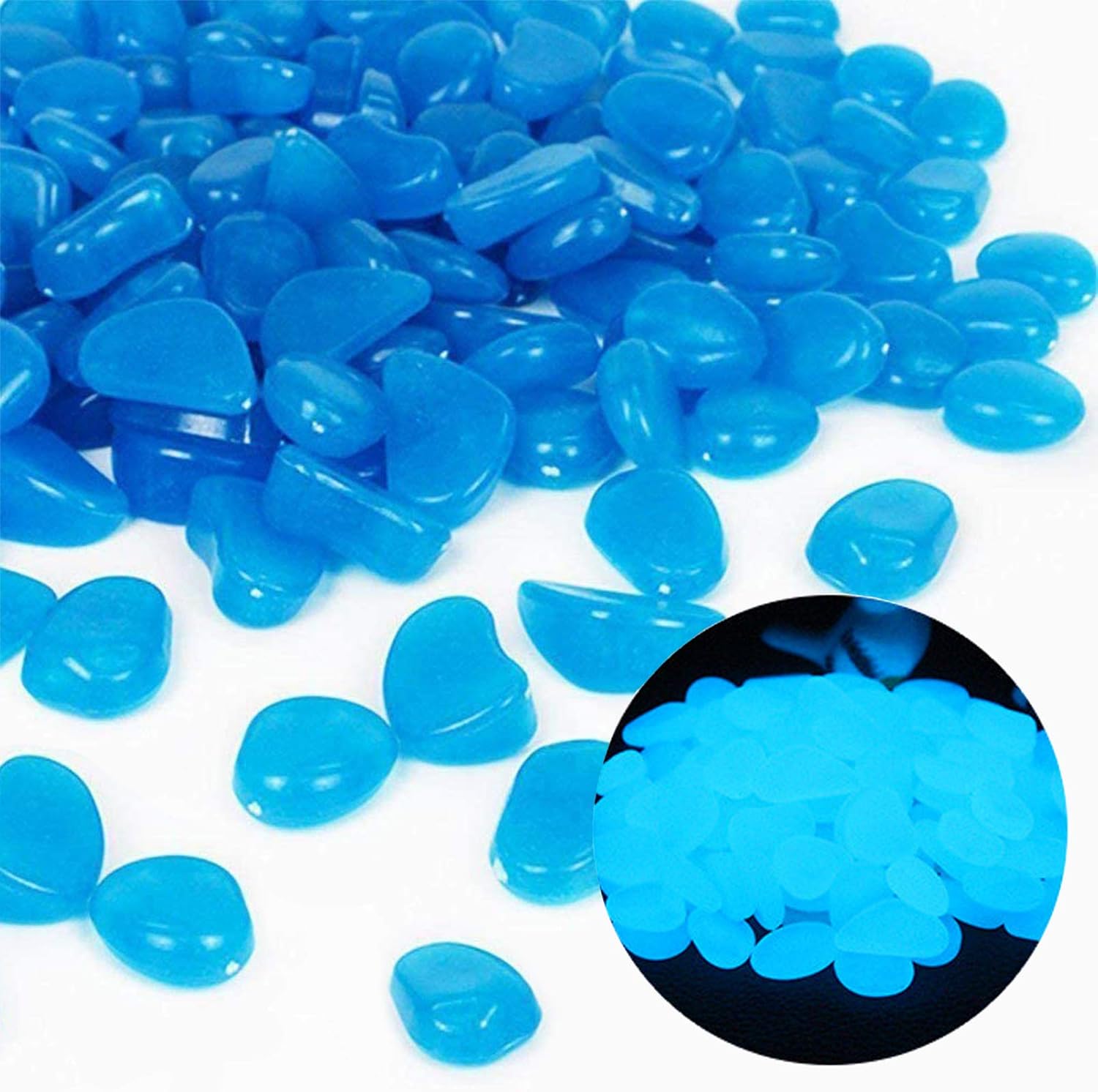 ถังปลา Rocks Glow Blue Pebbles - Aquarium Planting บทวิจารณ์และราคา