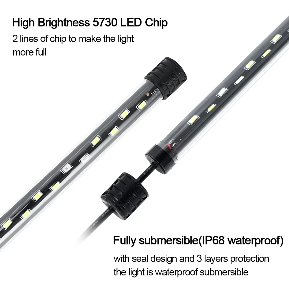 58 ซม.Aquarium Light LED Plant - Aquarium Plant Growth Light บทวิจารณ์และราคา