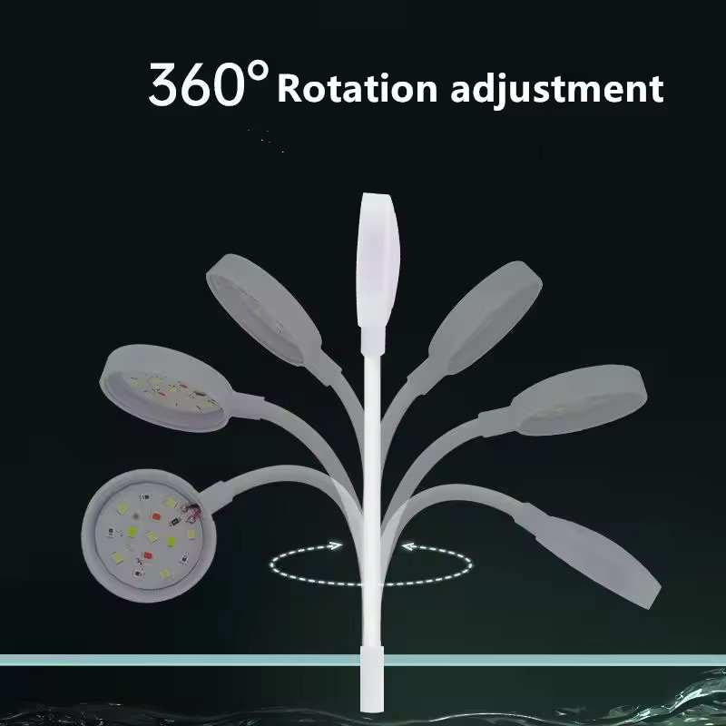 ไฟ LED แบบหนีบสำหรับตู้ปลา USB - Aquarium Plant Growth Light บทวิจารณ์และราคา