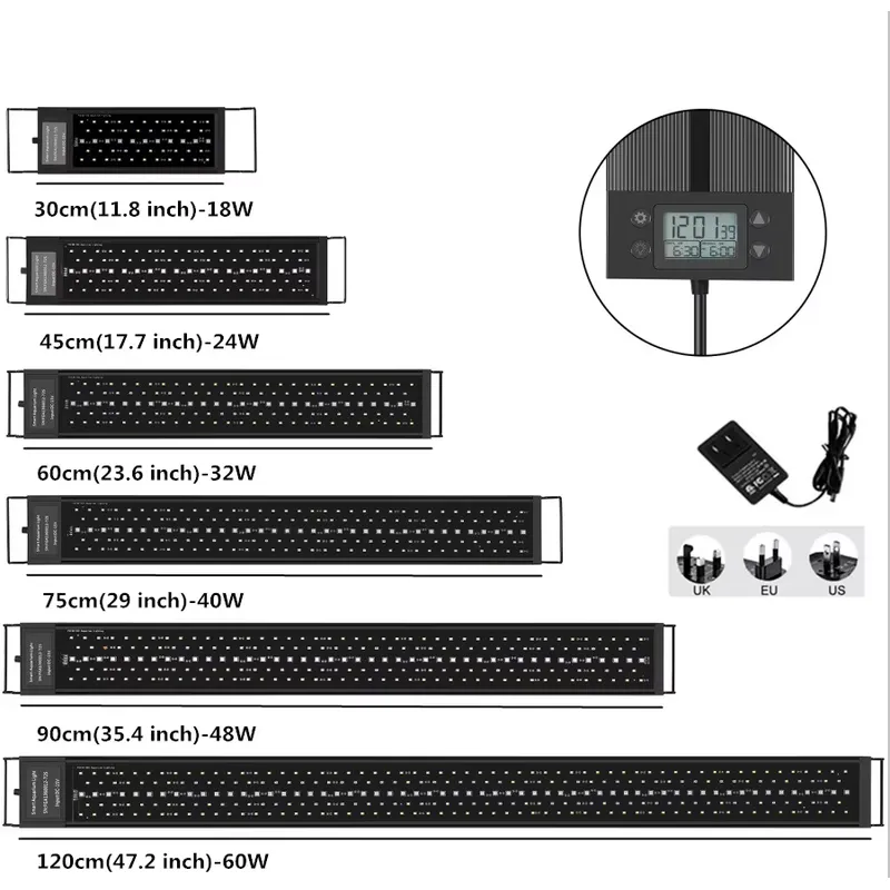 ไฟ LED สำหรับตู้ปลา 45 ซม. 24  - Planted Aquarium Hours บทวิจารณ์และราคา