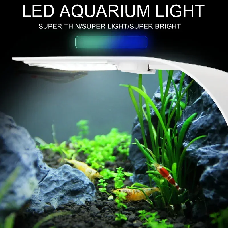 Ultra Thin LED Aquarium Light  - Aquarium Plant Growth Light บทวิจารณ์และราคา