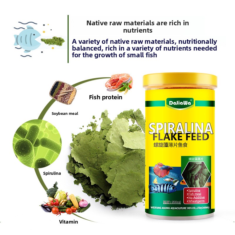 อาหารปลาสไปรูลิน่าแบบเกล็ด ตรา - Tetra Food Tropical Flakes บทวิจารณ์และราคา