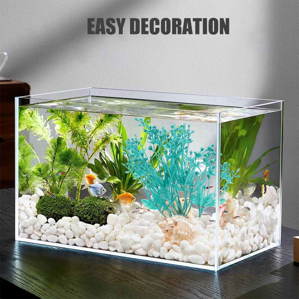 พืชน้ำพลาสติก 2 ชิ้น สำหรับตกแ - Aquarium Planted Set Up บทวิจารณ์และราคา