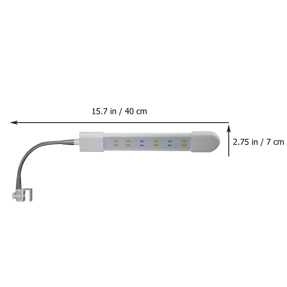 ไฟตู้ปลาแบบหนีบ 1 ชิ้น หลอดไฟ  - Aquarium Planted Set Up บทวิจารณ์และราคา