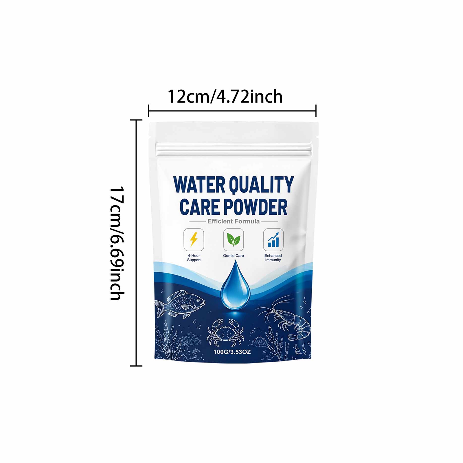 1/2/3/5PCS ผงทำความสะอาดน้ำสำห - Aquarium Plant Fertilizer บทวิจารณ์และราคา
