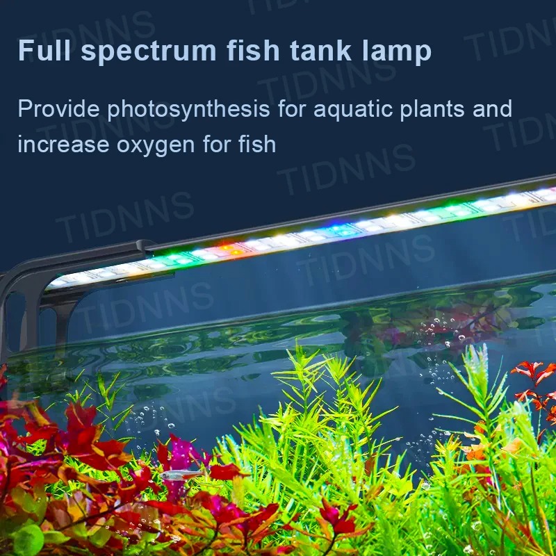 พิพิธภัณฑ์สัตว์น้ําไฟ LED พืชเ - Aquarium Plant Growth Light บทวิจารณ์และราคา