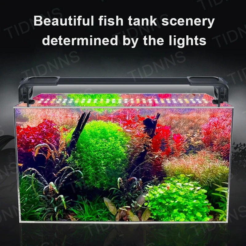 พิพิธภัณฑ์สัตว์น้ําไฟ LED พืชเ - Aquarium Plant Growth Light บทวิจารณ์และราคา